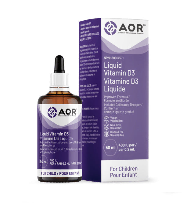 Vitamine D3 liquide (enfants) - AOR - 50ml